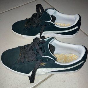 Suede Black Puma Shoes